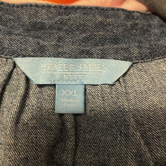 Draper James RSVP women’s Demi ruffle sleeve shirt XXL - Picture 4 of 5